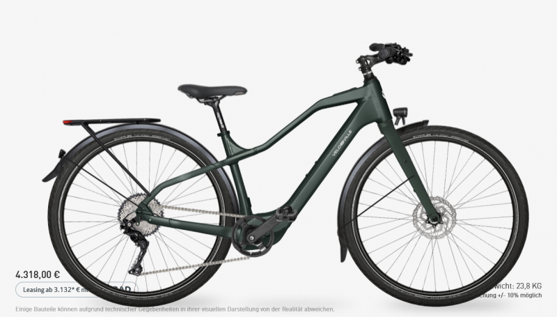 Velo de Ville - Revo-C Avinox 105-120Nm 600Wh Gewicht 23,8kg-0